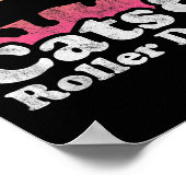 Katzen und Rollenkatzen, derby, männliche oder wei Poster (Ecke)