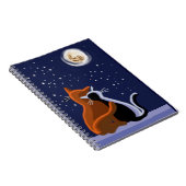 Katzen und Romantik Notizblock (Rechte Seite)