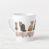 Katzen und Rose Milchtasse (Linke Ecke)