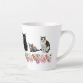 Katzen und Rose Milchtasse (Rechts)