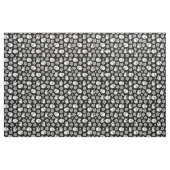 Katzen und Rose, schwarz und weiß Stoff (Fat Quarter (45,7 x 55,9 cm))