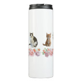 Katzen und Rose Thermosbecher (Rückseite)