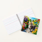 Katzen und Schmetterlinge Notizblock (Innenseite)