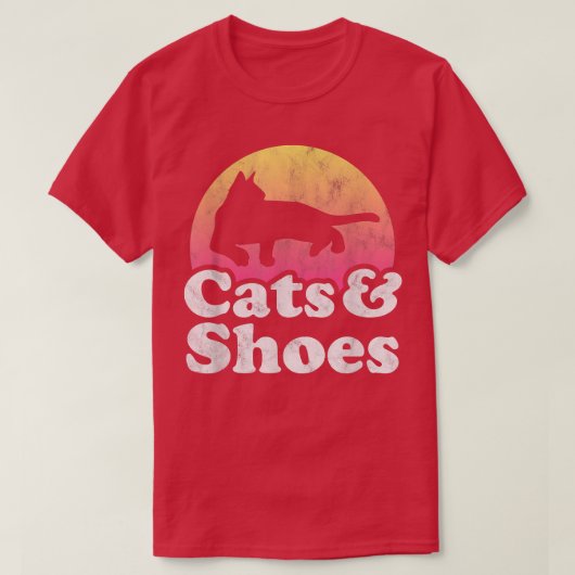 Katzen und Schuhe, für Männer oder Frauen  T-Shirt (Design vorne)