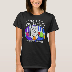 Katzen und Shirt der Wissenschaft, Cat Lover Hemd,
