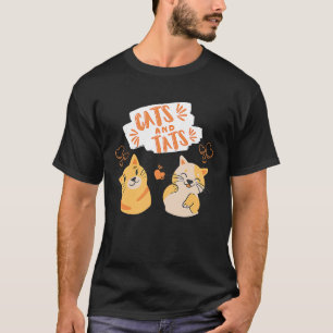 Katzen und Tats Tattoo Tinte Funny Cat Lover T-Shirt