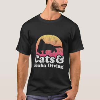 Katzen und Tauchgänge, Katzen und Taucher T-Shirt