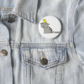 Katzen-und Vogel-Entwurfs-Knopf 01 Button (Beispiel)