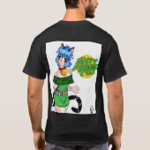 Katzen und Vögel T-Shirt (Rückseite)