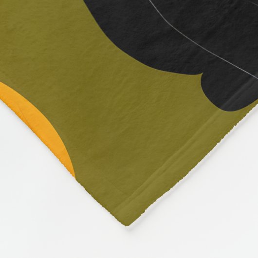 Katzen und Wolle Fleecedecke (Ecke)