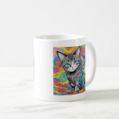 Katzen und Wolle Kaffeetasse (VorderseiteRechts)