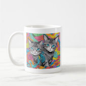 Katzen und Wolle Kaffeetasse (Links)