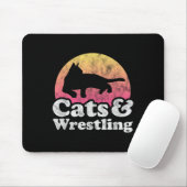 Katzen und Wrestling, Männer oder Frauen, Katzen u Mousepad (Mit Mouse)