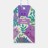 Katzen und Zweige Bester Katze Papa Geschenkanhänger (Vorderseite)