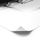 Katzen Ungezogene, spielerische und lustige Charak Fotodruck (Ecke)