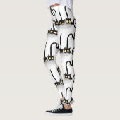Katzen Ungezogene, spielerische und lustige Charak Leggings (Links)