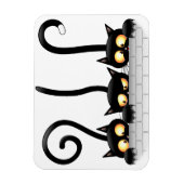 Katzen Ungezogene, spielerische und lustige Charak Magnet (Vertikal)