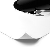 Katzen Ungezogene, spielerische und lustige Charak Poster (Ecke)