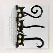 Katzen Ungezogene, spielerische und lustige Charak Puzzle (Horizontal)