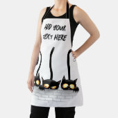 Katzen Ungezogene, spielerische und lustige Charak Schürze (InSitu)