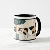 Katzen unter einem Baum Tasse (VorderseiteRechts)