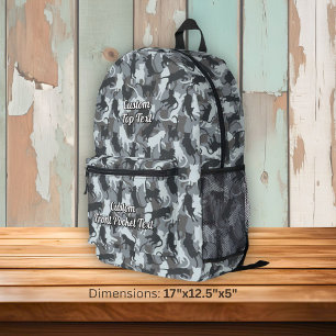 Katzen Urban Camouflage Bedruckter Rucksack