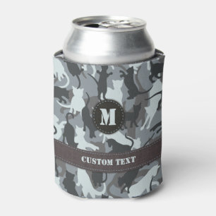 Katzen Urban Camouflage Dosenkühler
