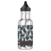 Katzen Urban Camouflage Edelstahlflasche (Rechts)