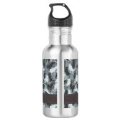 Katzen Urban Camouflage Edelstahlflasche (Rückseite)