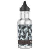 Katzen Urban Camouflage Edelstahlflasche (Links)