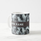 Katzen Urban Camouflage Kaffeetasse (Vorderseite Links)