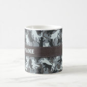 Katzen Urban Camouflage Kaffeetasse (Mittel)