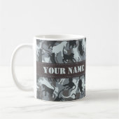 Katzen Urban Camouflage Kaffeetasse (Links)