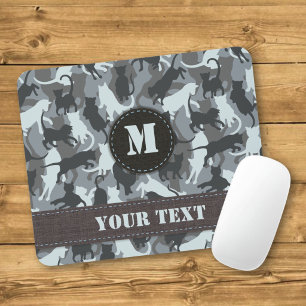 Katzen Urban Camouflage Mousepad
