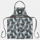 Katzen Urban Camouflage Schürze (Vorderseite)