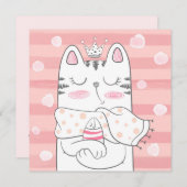 Katzen Urlaubskarte Feiertagskarte (Vorne/Hinten)