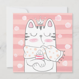 Katzen Urlaubskarte Feiertagskarte