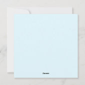 Katzen Urlaubskarte Feiertagskarte (Rückseite)