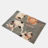Katzen Utagawa Kuniyoshi Fußmatte (Schrägansicht)