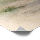 Katzen Valentinstag Urlaub Vintage Wasserfarbe Poster (Ecke)