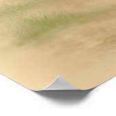 Katzen Valentinstag Urlaub Vintage Wasserfarbe Poster (Ecke)