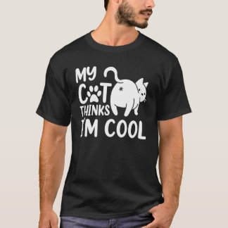 Katzen-Vater-Mutter-Shirt, Lustig Meine Katze Denk T-Shirt