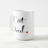 Katzen-Vater-Tasse Kaffeetasse (Vorderseite Links)