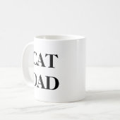 Katzen-Vater-Tasse Kaffeetasse (Vorderseite Links)