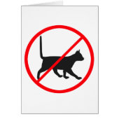 Katzen verboten! (Vorne)