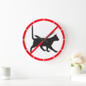 Katzen verboten! große wanduhr (Zuhause)