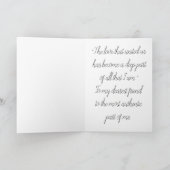 Katzen Verlust Mitgefühl Karte (Innenseite)