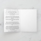 Katzen-Verlustkarte Karte (Innenseite)