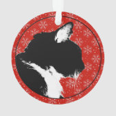 Katzen-Verzierung Ornament (Rückseite)