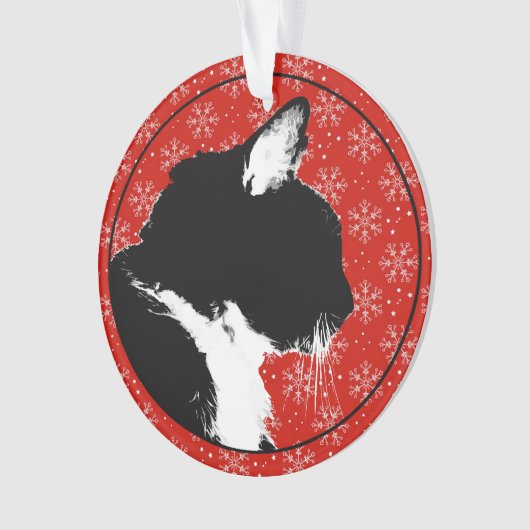 Katzen-Verzierung Ornament (Vorderseite)